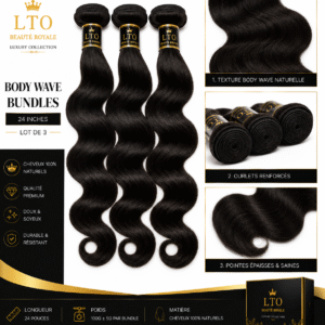 body wave bundles noir naturel 30"